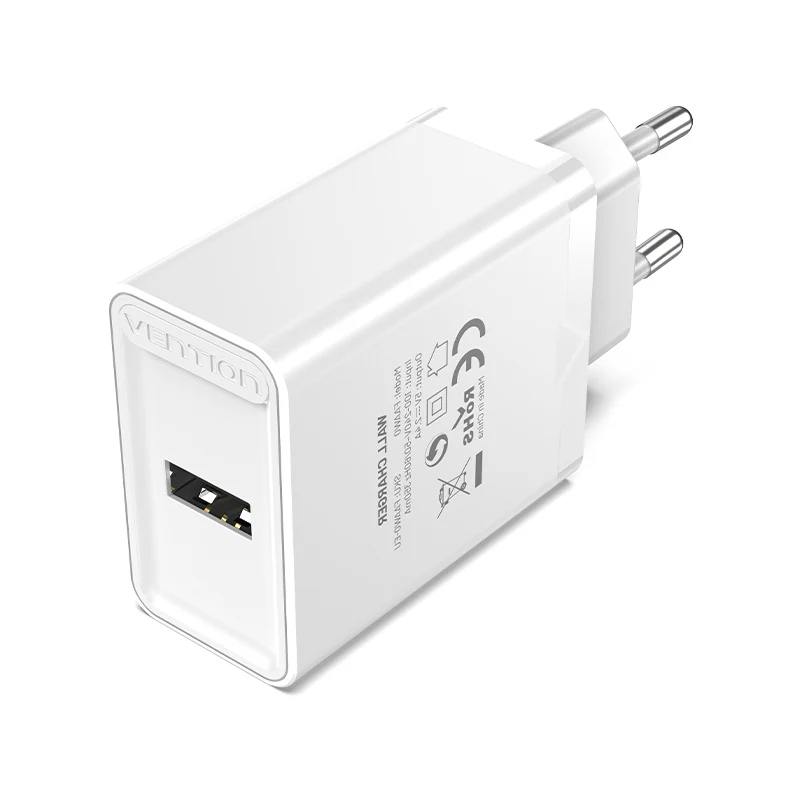 Vention 1-Port USB Wall Charger 12W EU-Plug - Image 2