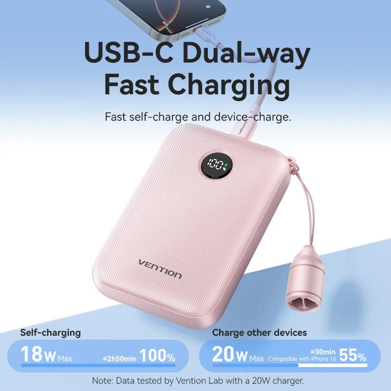 Vention 10000mAh Power Bank 22.5W - Image 14