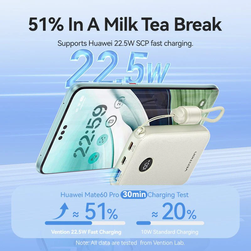 Vention 10000mAh Power Bank 22.5W - Image 15