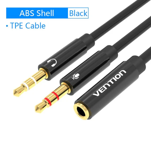 Vention 2 in 1 3.5mm Audio Cable - Image 8