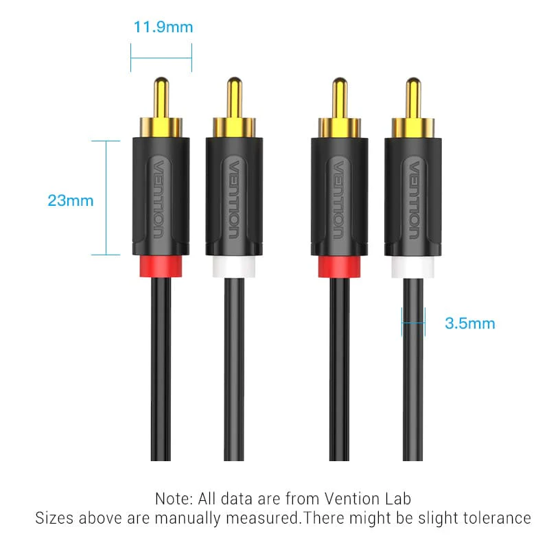 Vention 2-Male to 2-Male RCA Cable - Image 13
