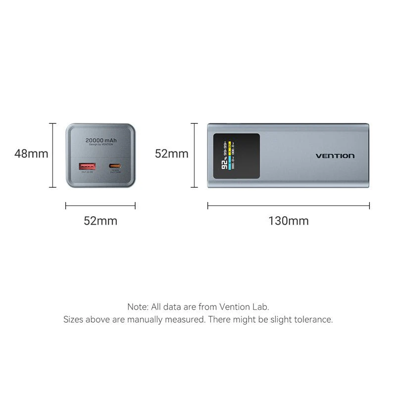 Vention 20000mAh Power Bank 100W - Image 18