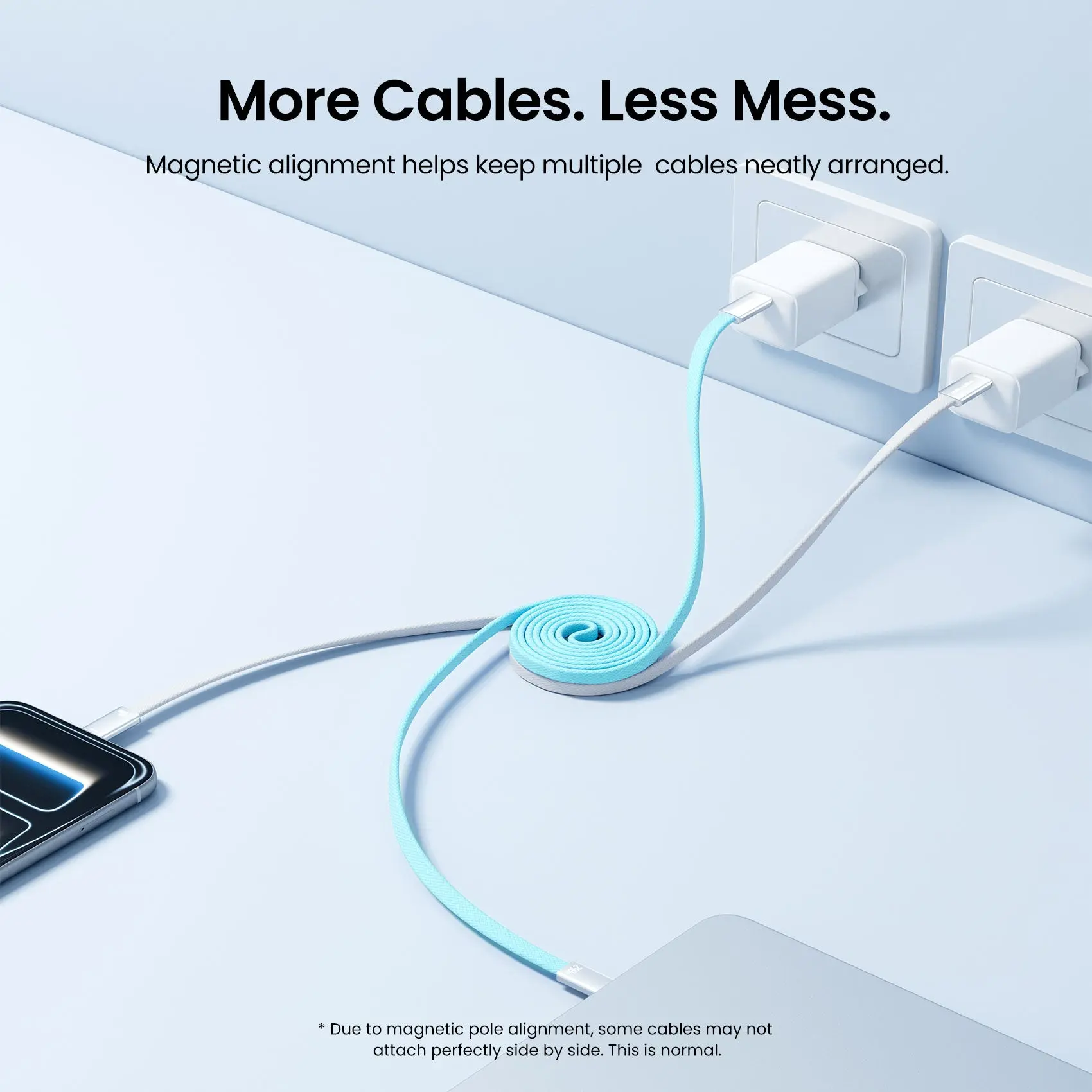 240W USB-C Slim Magnetic Fast Charging Cable - Image 11