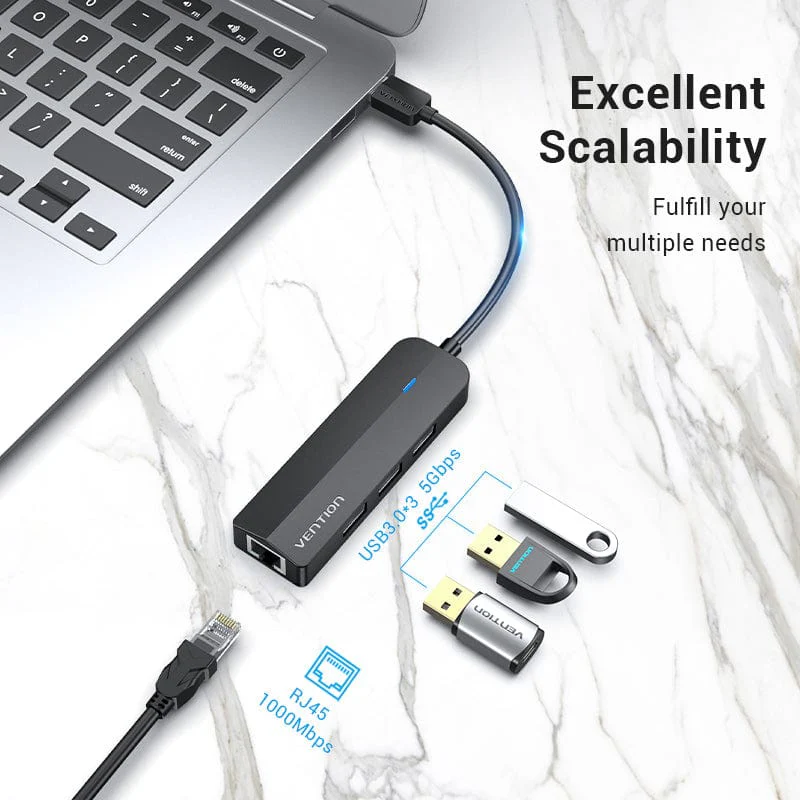 Vention 5-in-1 USB 3.0 Hub - Image 3