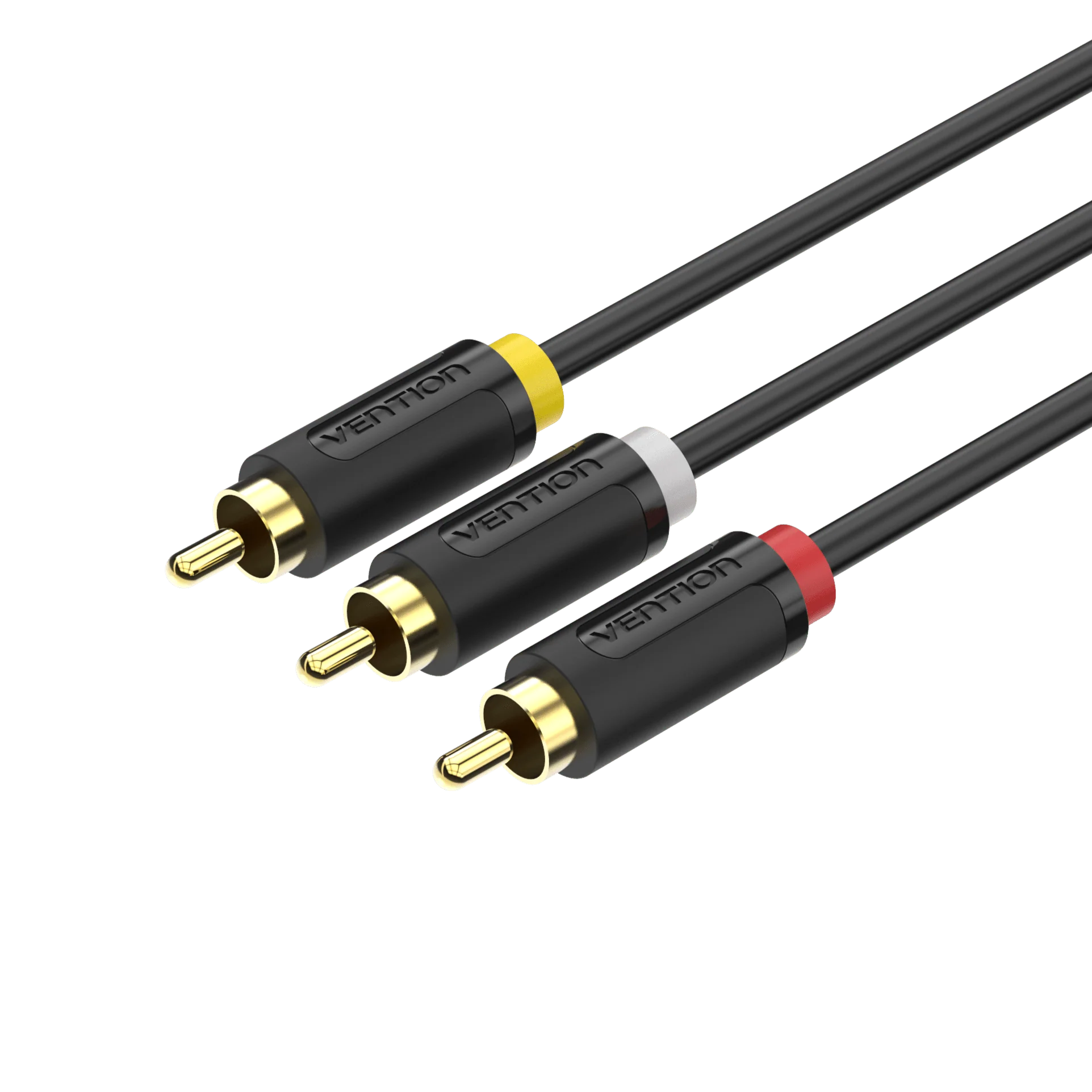 Vention 3RCA to 3 RCA Cable Audio Video Male to Male AV Cable Gold Plated for STB DVD TV VCD Blueplayer Amplifier Cable RCA Jack