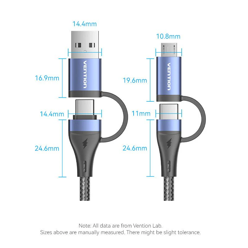 Vention 4-in-1 USB 2.0 Cable - Image 12