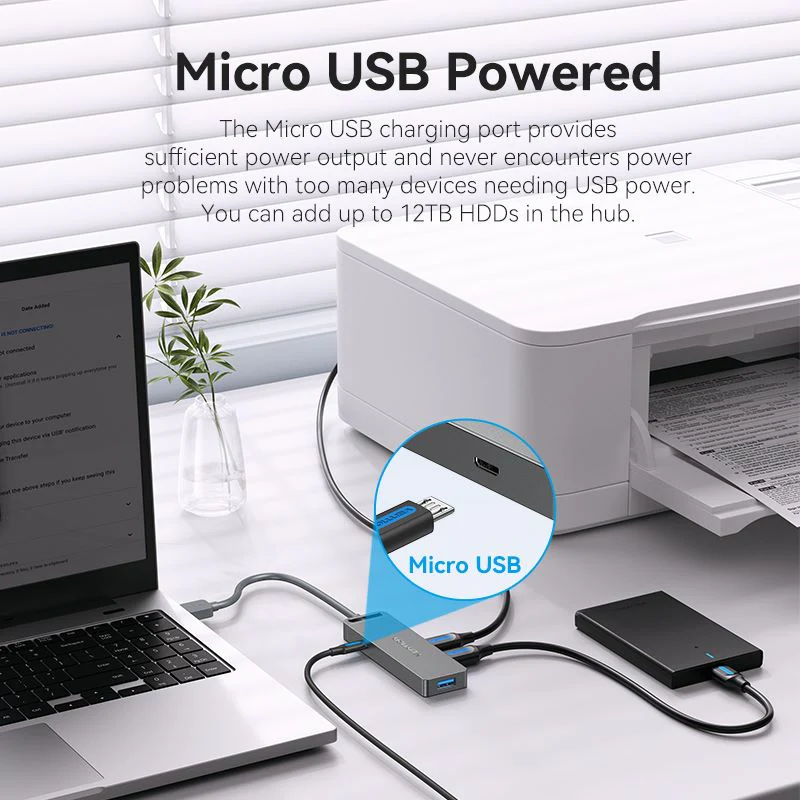 Vention 5-in-1 USB 3.0 Hub - Image 6
