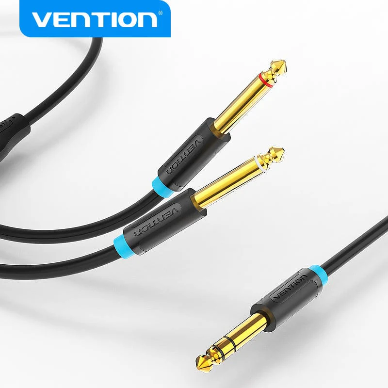 Vention 6.5mm to Double 6.5mm Audio Cable Male to Male Aux Cable for Mixer Speaker Amplifier 6.5 to 6.5 TRS Cable Audio - Image 7