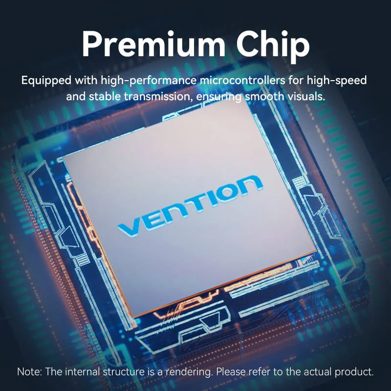 Vention 3 In 1 Out 8K HDMI™ Switcher Gray Aluminium Alloy Type - Image 10