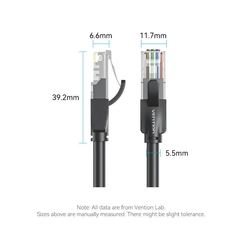 Vention Cat.6 UTP Patch Cable Black - Image 12