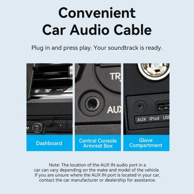 Vention Cotton Braided 3.5mm Male to Male Audio Cable 0.5/1/1.5/2/3/5M Purple Aluminum Alloy Type - Image 7