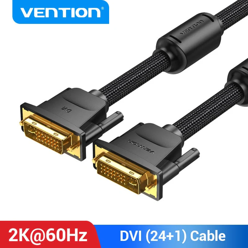 DVI Cable Male to Male DVI to DVI 24+1 Video Cable 1080P 2K Dual Link for Laptop PC Monitor Projector DVI-D Cord 1m 5m - Image 3