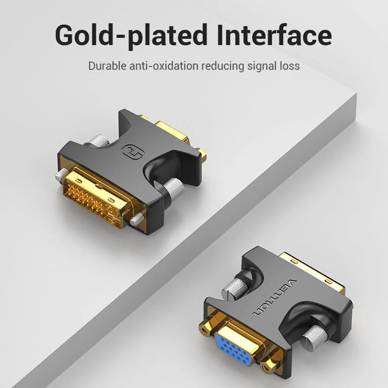 Vention DVI Male to VGA Female Adapter Black - Image 6