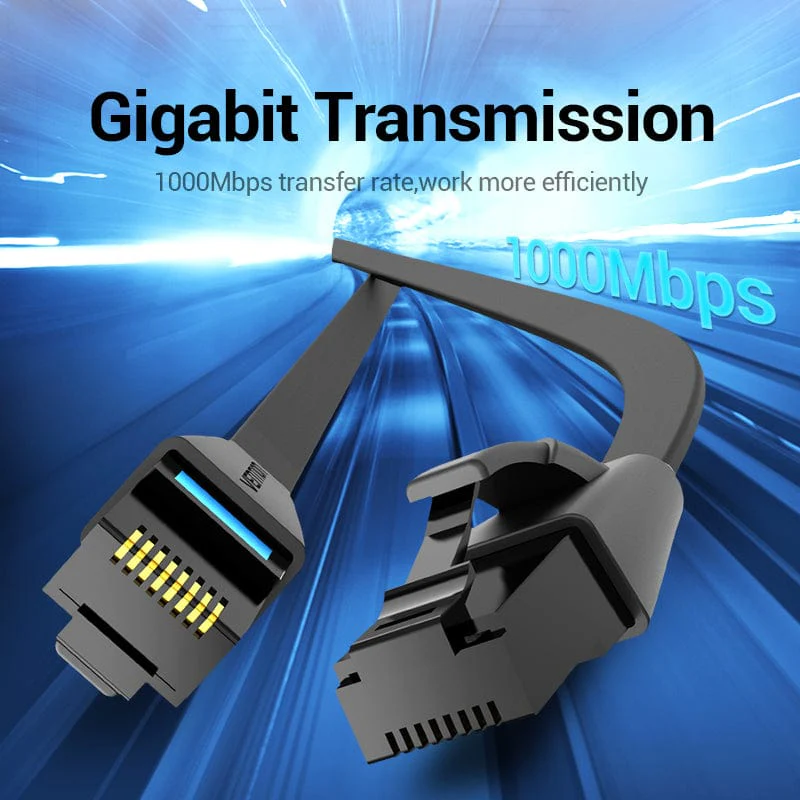 Vention Flat Cat6 UTP Ethernet Patch Cable - Image 3