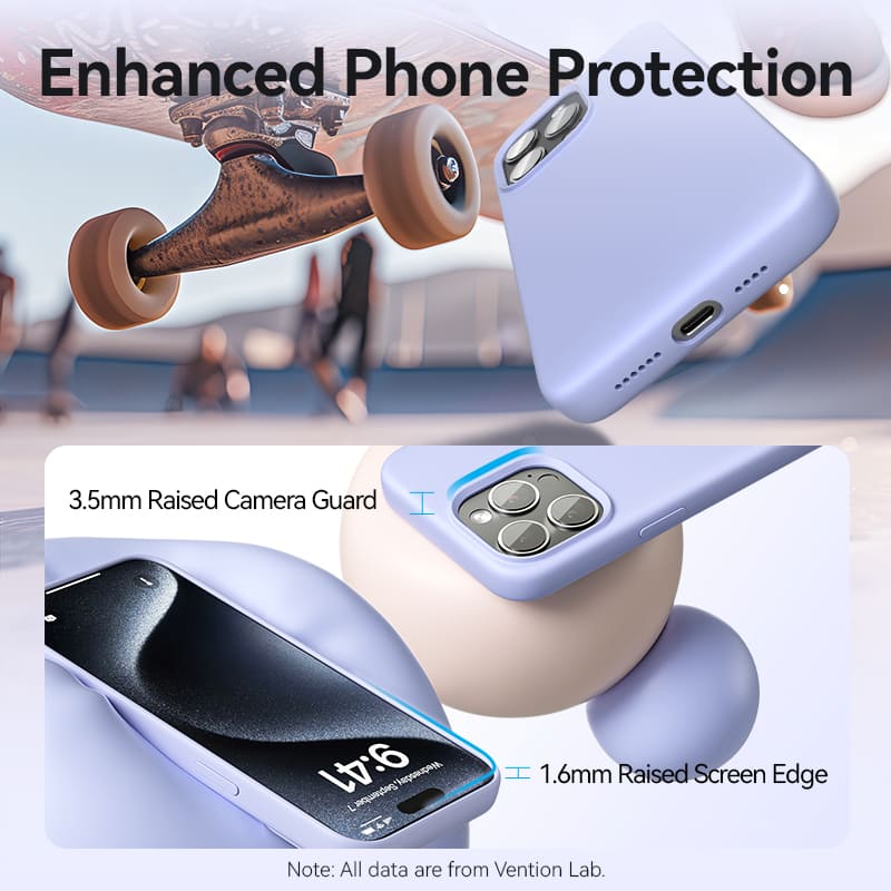 Vention Liquid Silicone Case for iPhone 16 with MagSafe - Image 7