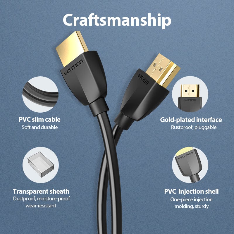 Vention Portable HDMI™ Cable Black - Image 3