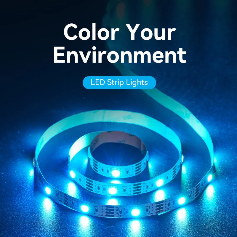 Vention RGB FPC LED Strip Lights with IR Remote and USB 5V Power Supply - Image 2
