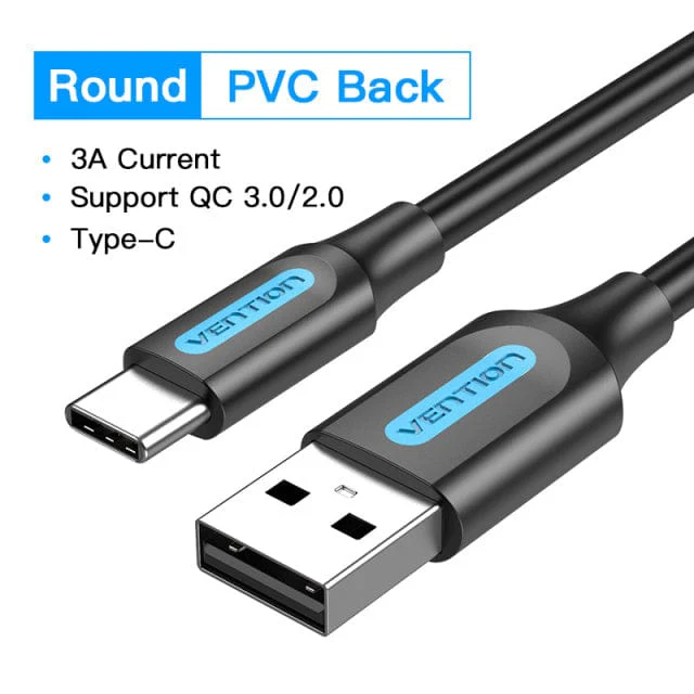 Vention  USB 2.0 A Male to C Male 3A Cable - Image 7