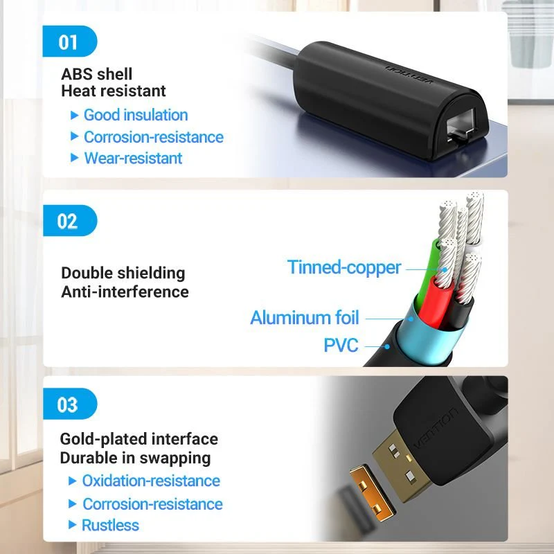 Vention USB 2.0 Ethernet Adapter - Image 9