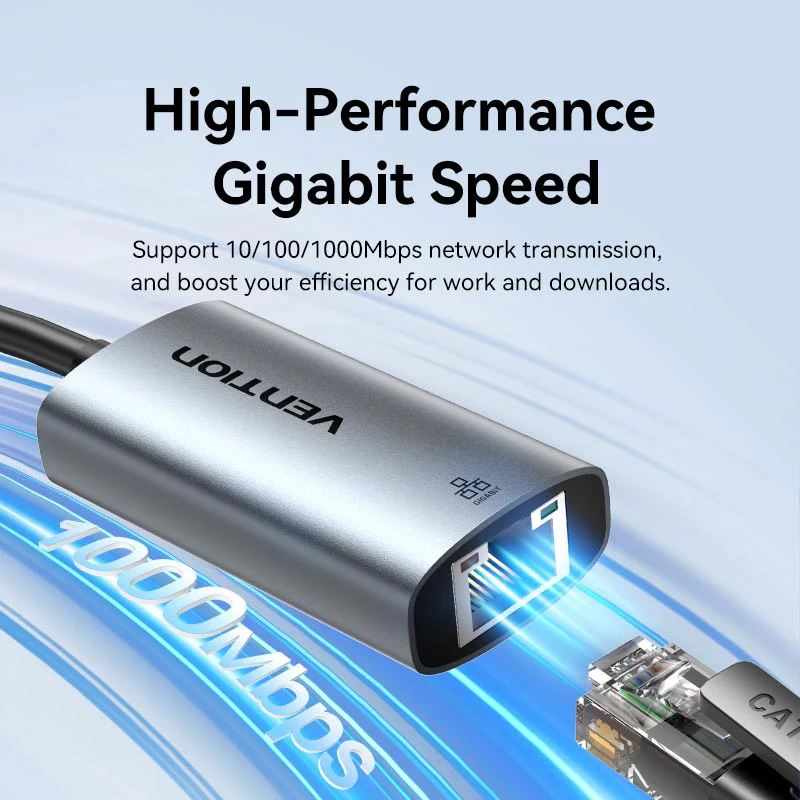 Vention USB-A to Gigabit Ethernet Adapter - Image 6