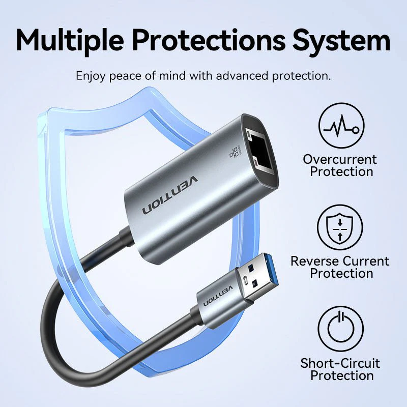 Vention USB-A to Gigabit Ethernet Adapter - Image 9