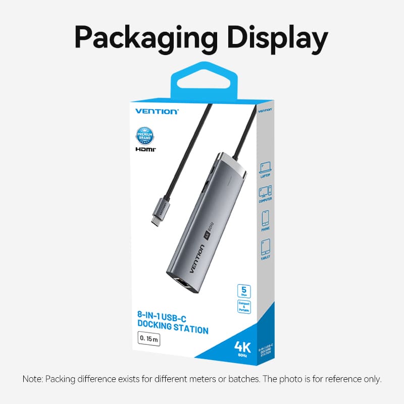 Vention 8-in-1 USB-C Docking Station - Image 16