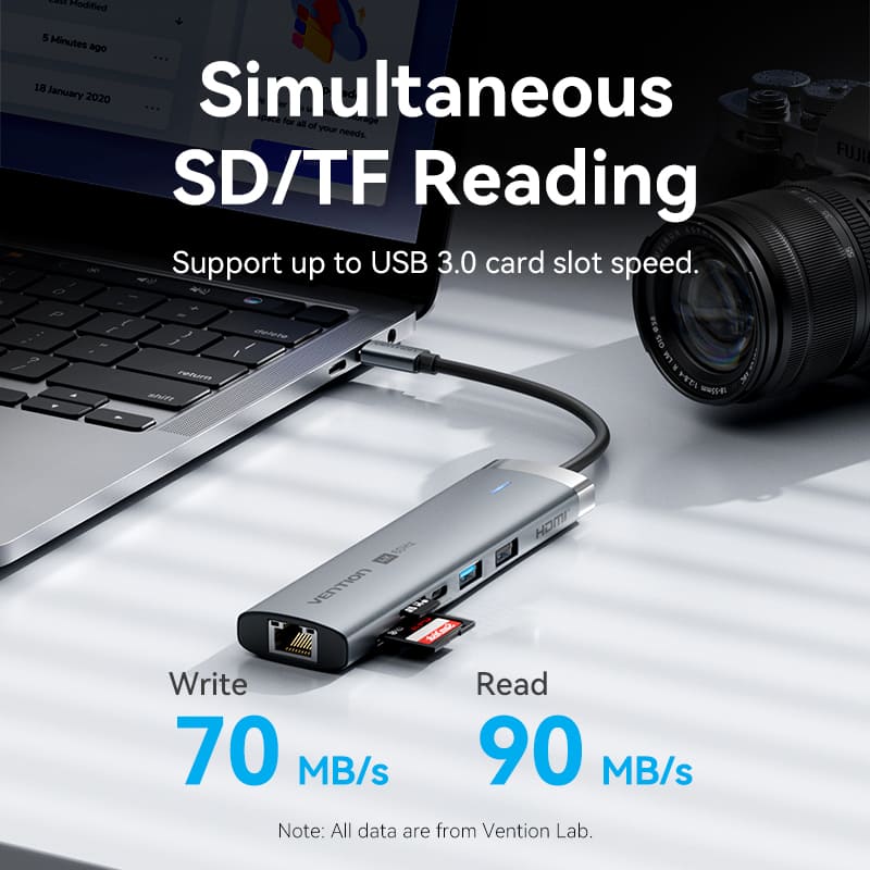 Vention 8-in-1 USB-C Docking Station - Image 6