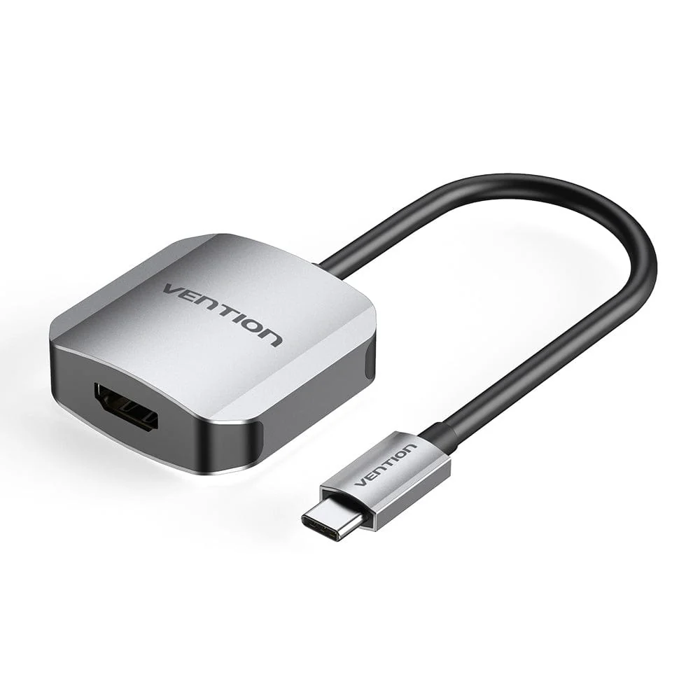 Vention USB-C to HDMI™ Converter 0.15M Gray Aluminum Alloy Type