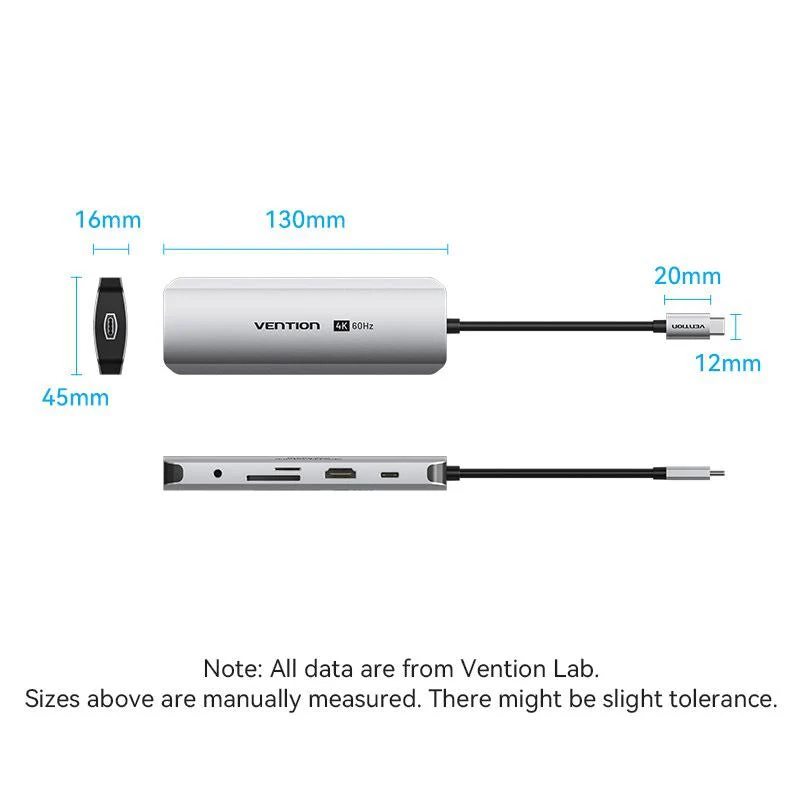 Vention 9-in-1 USB-C Docking Station - Image 14