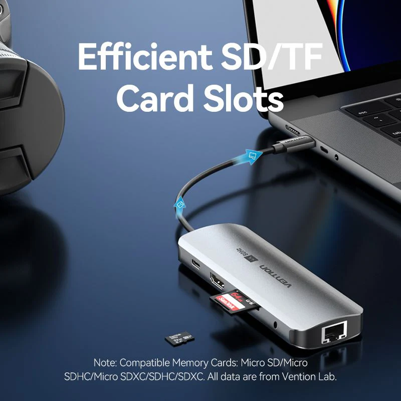 Vention 9-in-1 USB-C Docking Station - Image 8