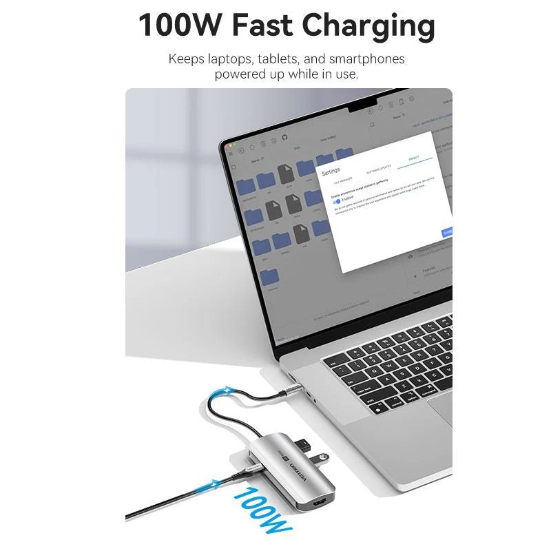 Vention 5-in-1 USB-C Docking Station - Image 6