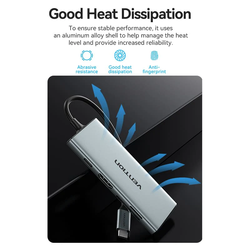 Vention 7-in-1 USB-C Docking Station - Image 12