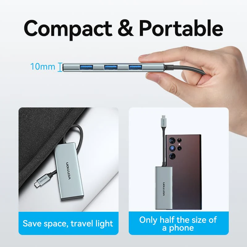Vention 7-in-1 USB-C Docking Station - Image 4