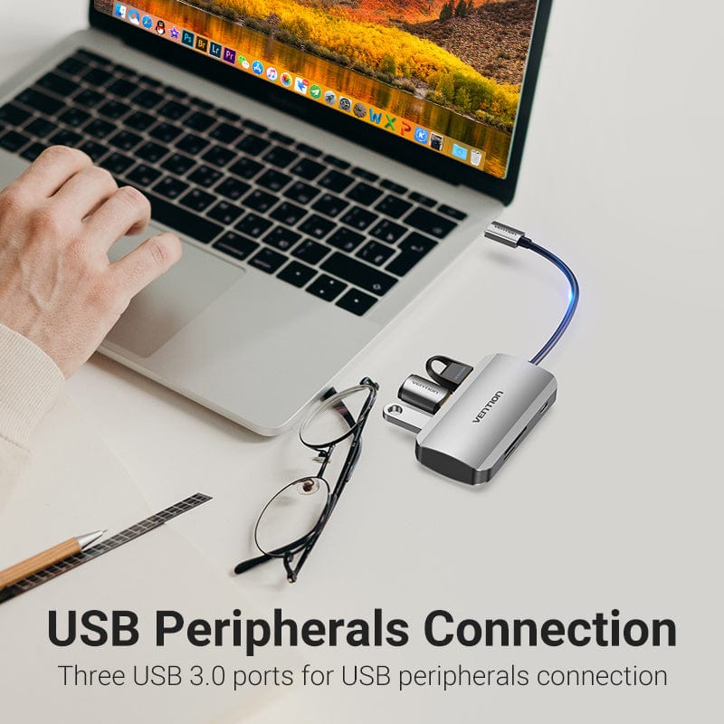 Vention 6-in-1 USB-C Hub - Image 5