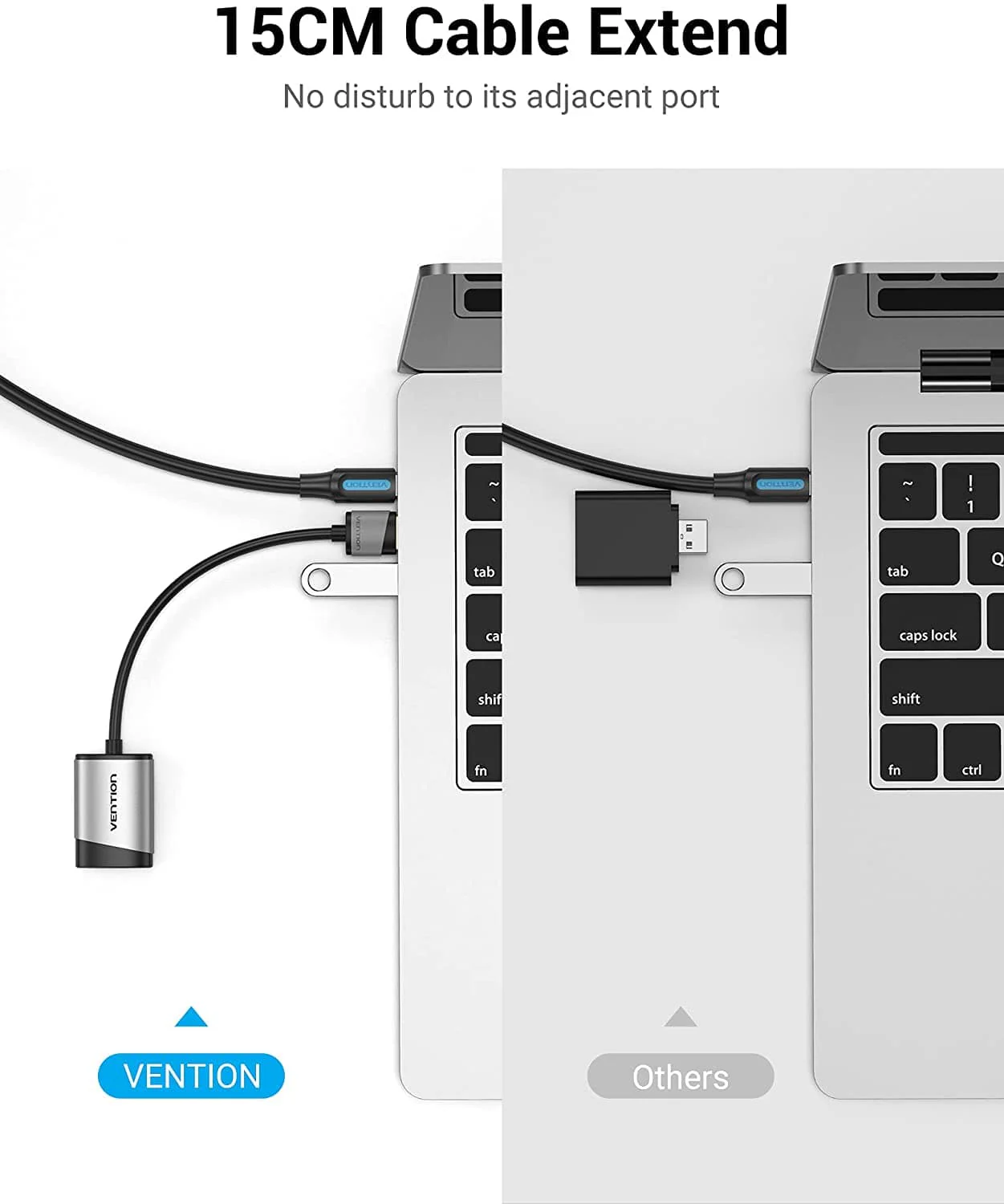 Vention USB External Sound Card 0.15M Gray Metal Type - Image 6
