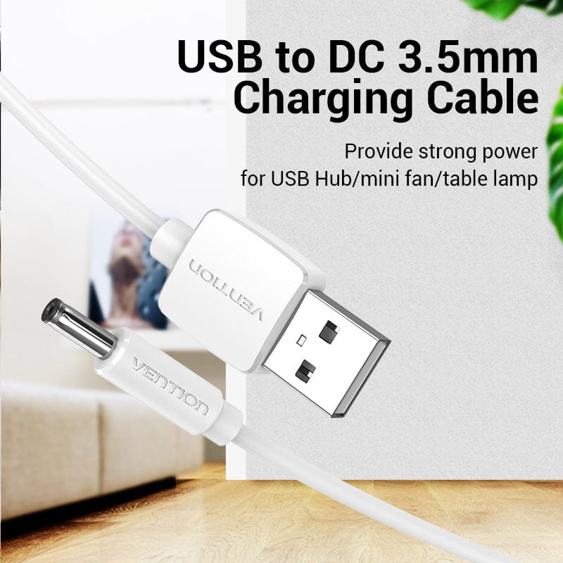 USB to DC 3.5mm Power Cable USB A to 3.5 Jack Connector 5V Power Supply Adapter for Fans USB HUB DC 5.5mm Charging Cable - Image 4
