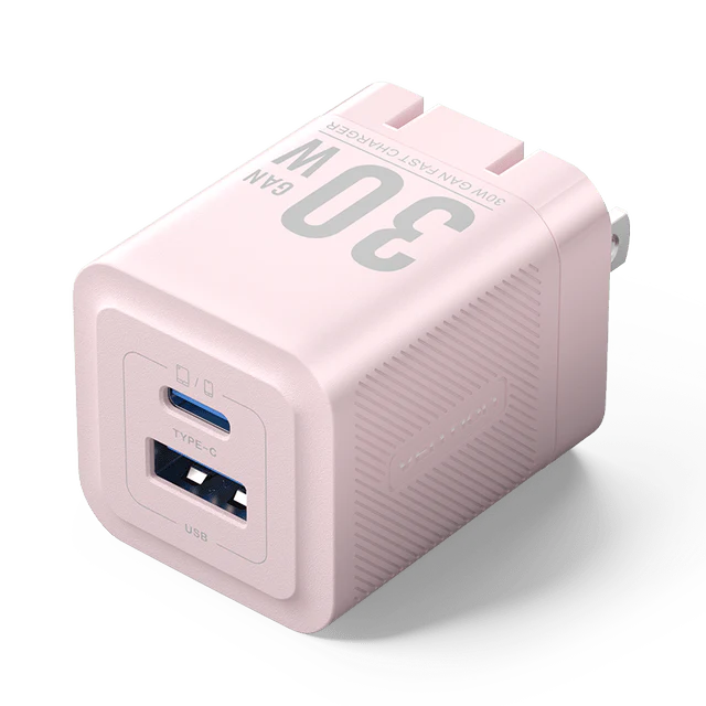 Vention 2-Port USB (C + A) GaN Charger (30W/30W) US Plug - Image 4