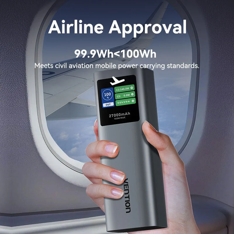 Vention 27000mAh Power Bank 140W - Image 4