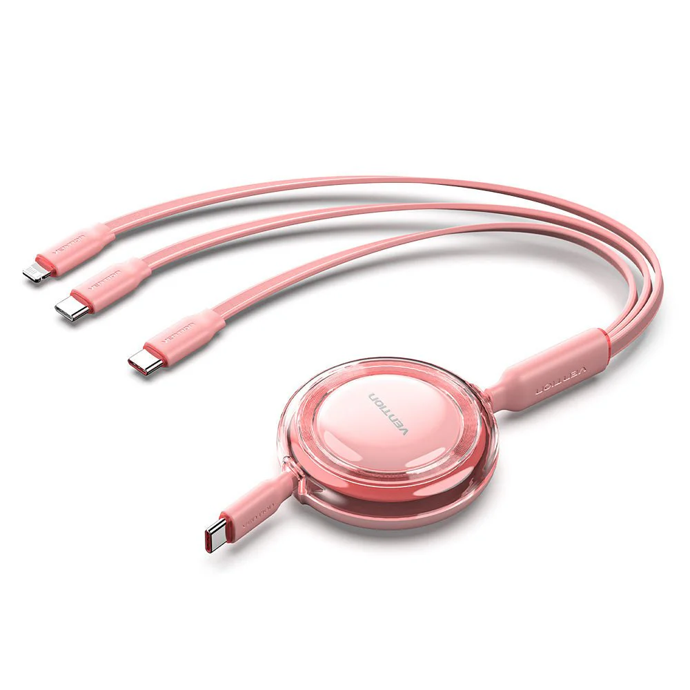 Vention 3-in-1 USB 2.0 Retractable Charging Cable - Image 19