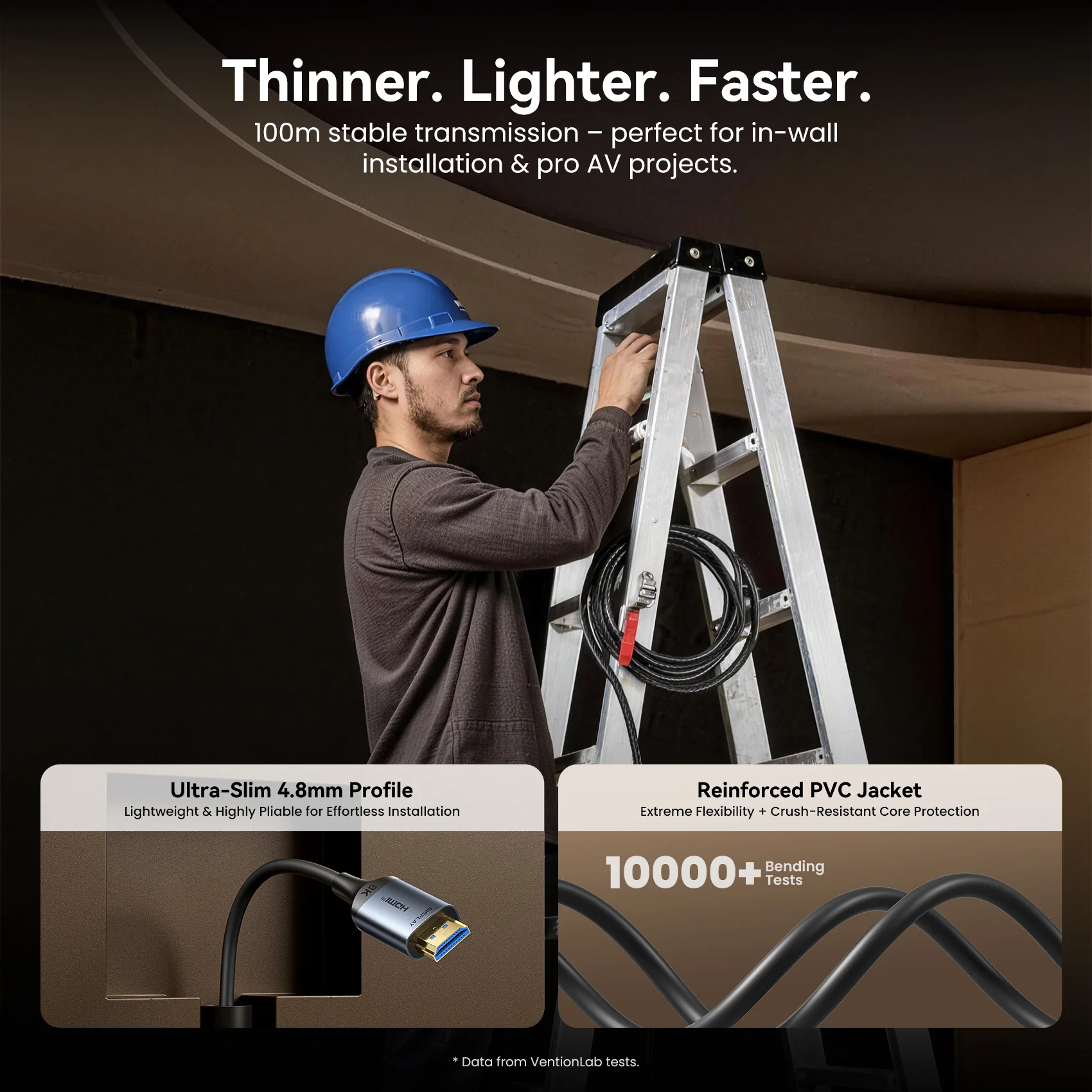 Vention 8K Fiber Optic HDMI Cable - Image 8