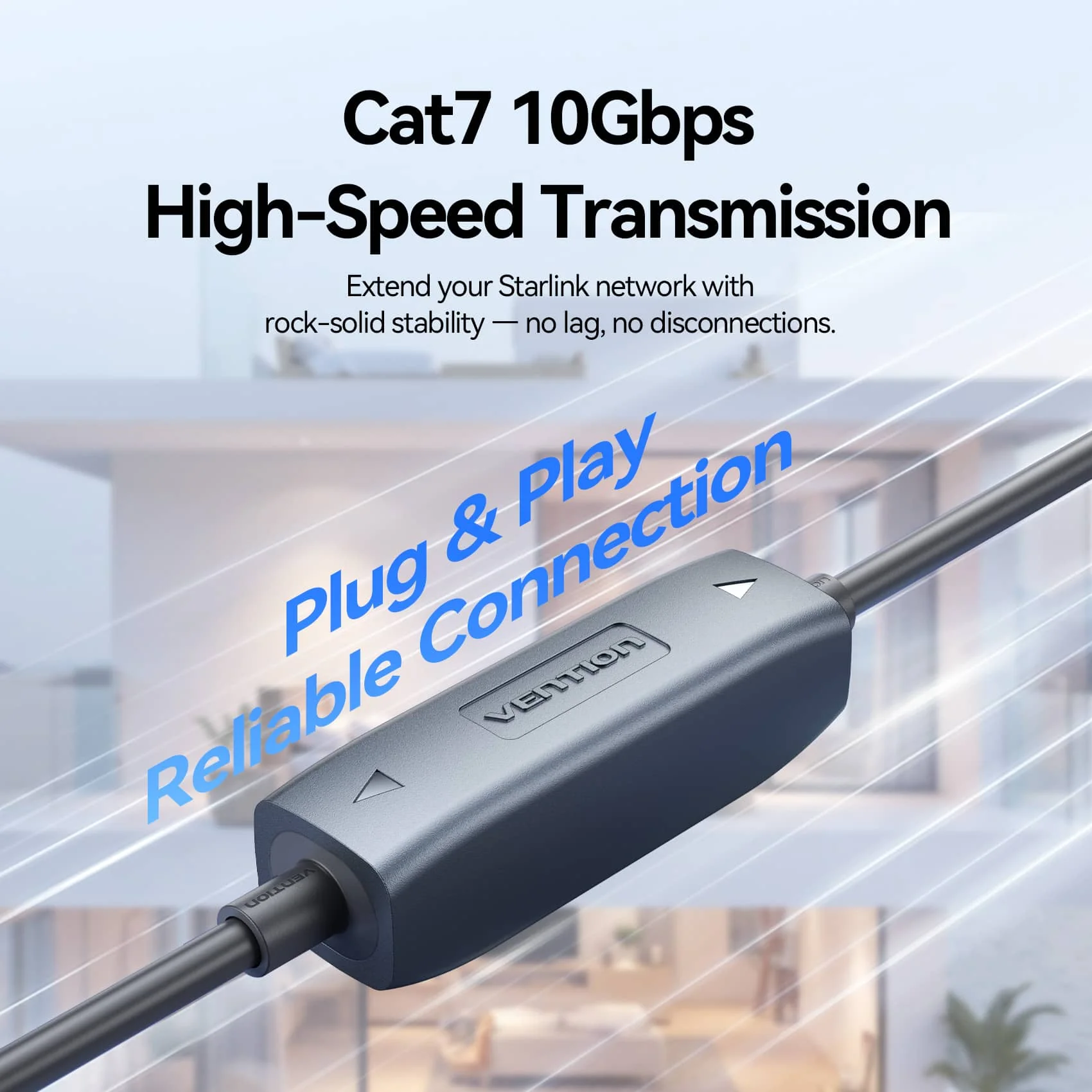 Vention Cat7 Starlink Shielded Inline Coupler - Image 3