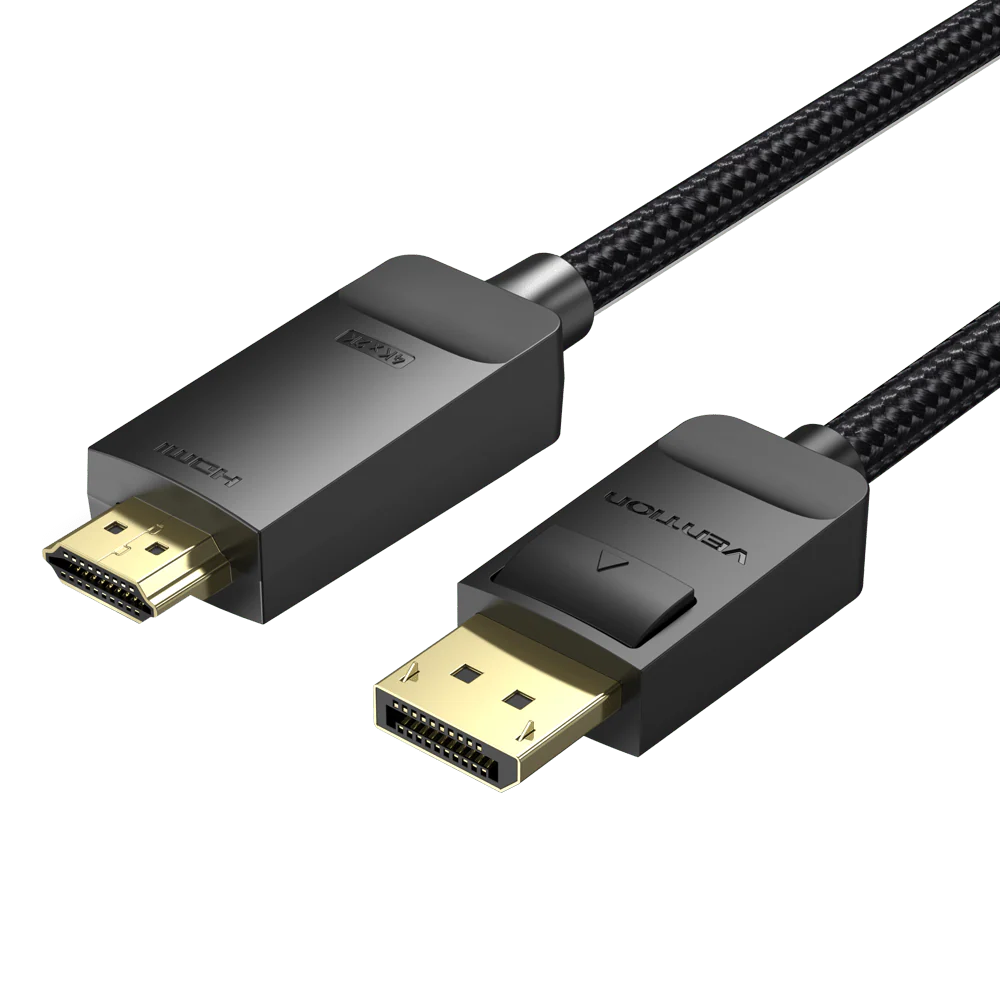 Vention cotton Braided 4K DP Male to HDMI-A Male HD Cable - Image 21