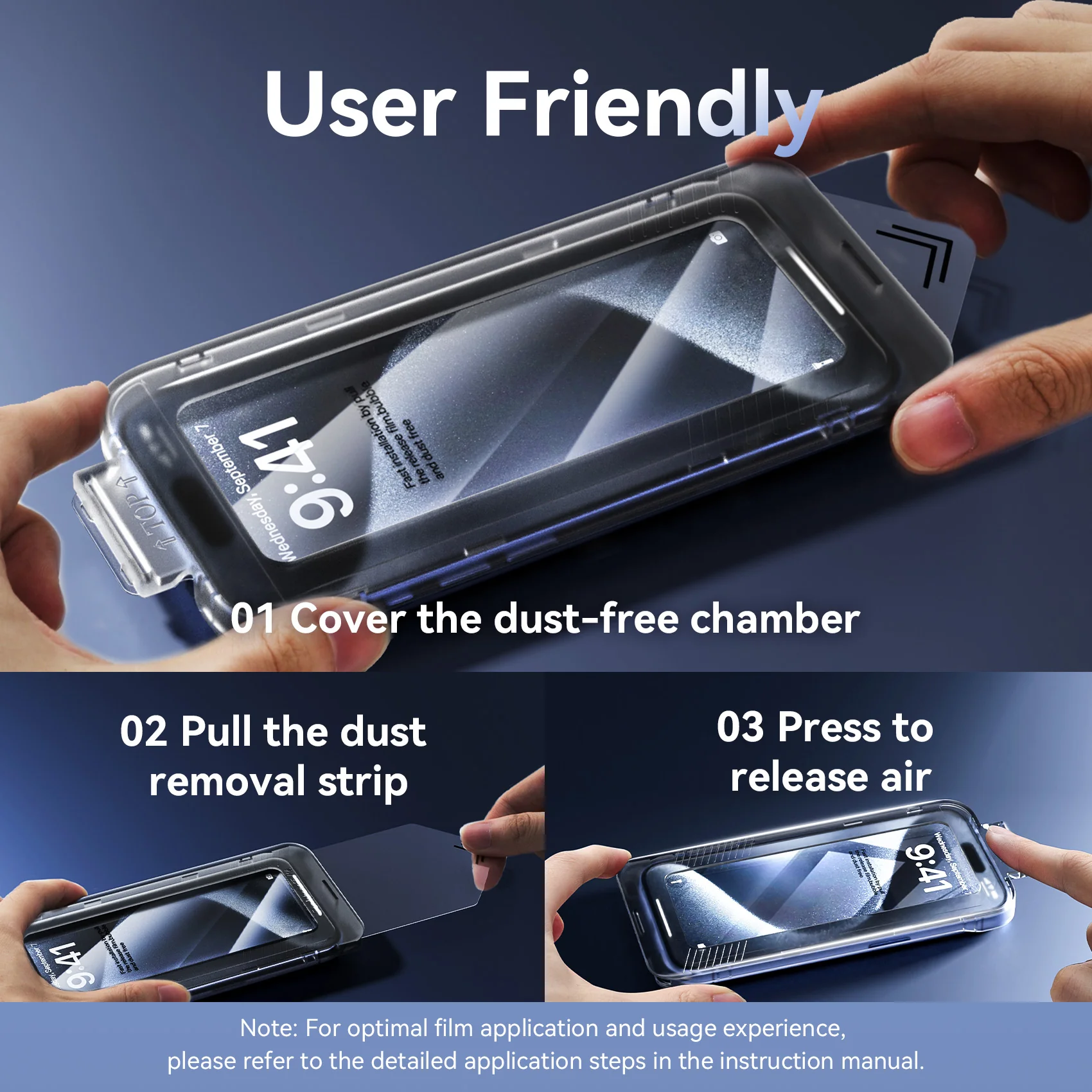 Vention HD Tempered Glass Screen Protector for iPhone 17/iPhone 17 Air/ iPhone 17 Pro/ iPhone 17 Pro - Image 14