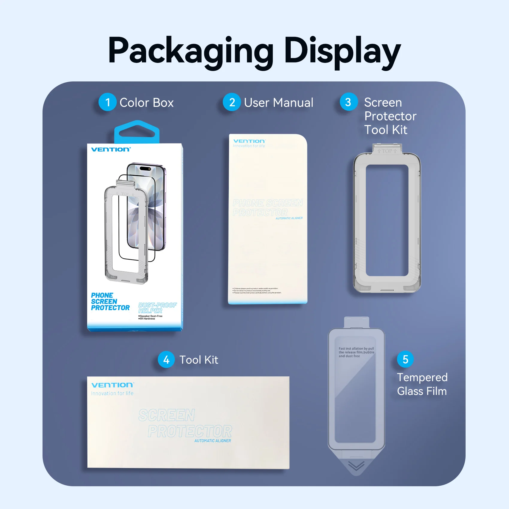 Vention HD Tempered Glass Screen Protector for iPhone 17/iPhone 17 Air/ iPhone 17 Pro/ iPhone 17 Pro - Image 18