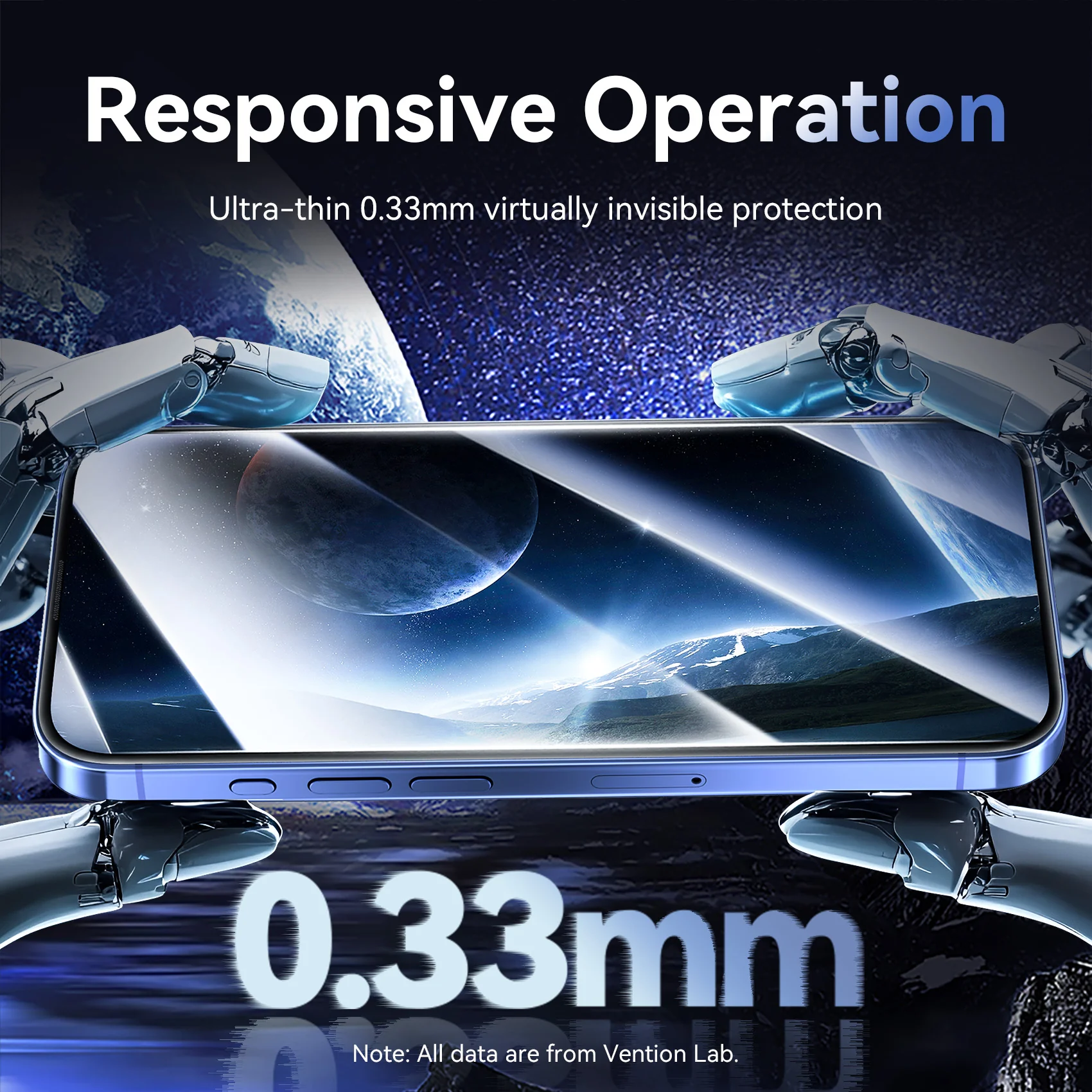 Vention HD Tempered Glass Screen Protector for iPhone 17/iPhone 17 Air/ iPhone 17 Pro/ iPhone 17 Pro - Image 9