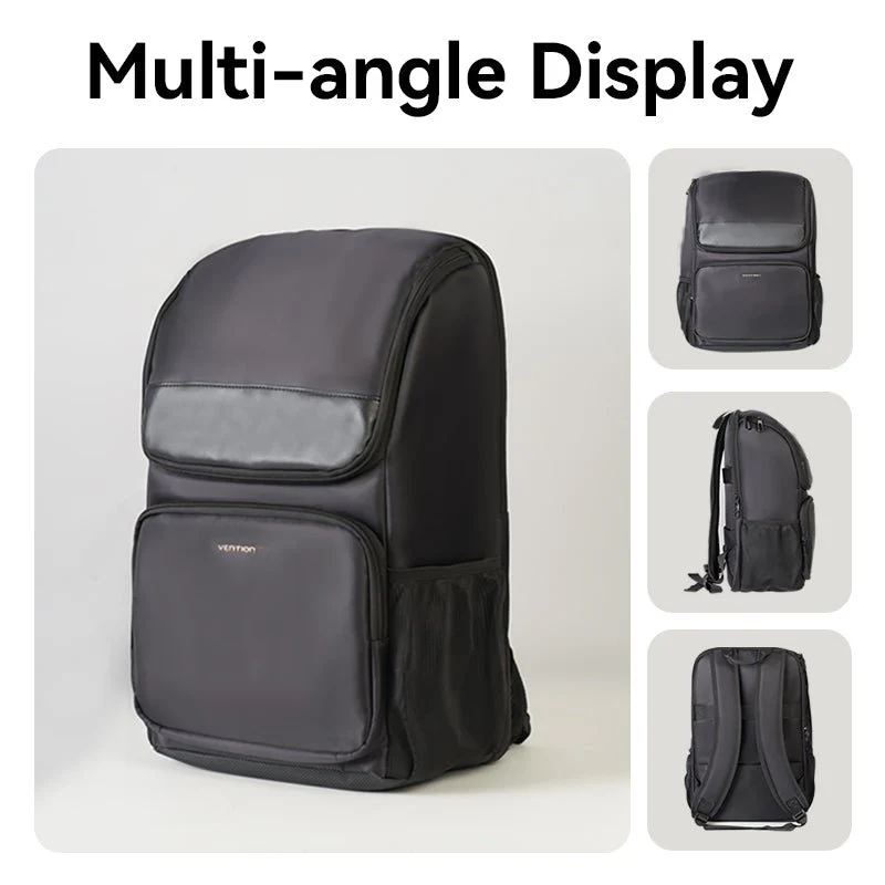 Vention Laptop Backpack (45cm x 28cm x 15cm) Black - Image 11
