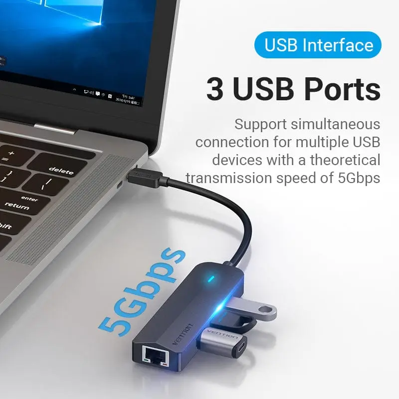 Vention 5-in-1 USB-C Hub - Image 5