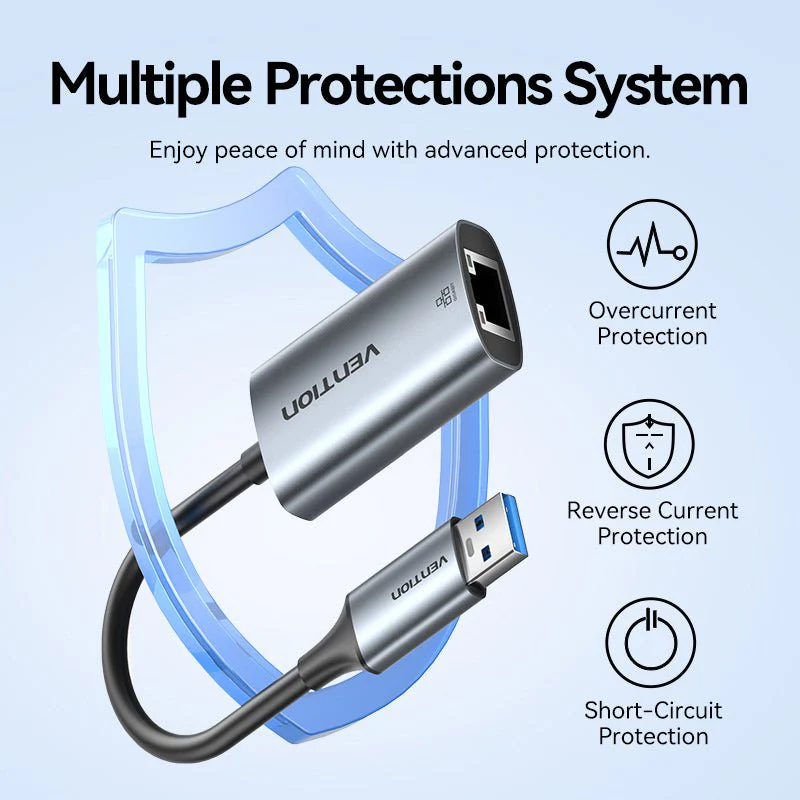Vention USB-C/USB-A to Gigabit Ethernet Adapter - Image 12