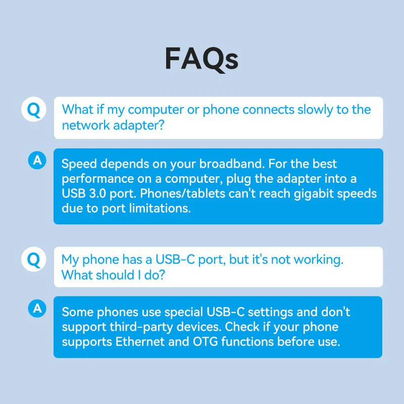 Vention USB-C/USB-A to Gigabit Ethernet Adapter - Image 15