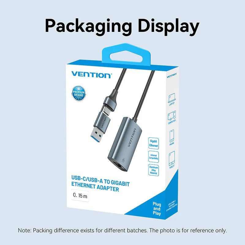 Vention USB-C/USB-A to Gigabit Ethernet Adapter - Image 19